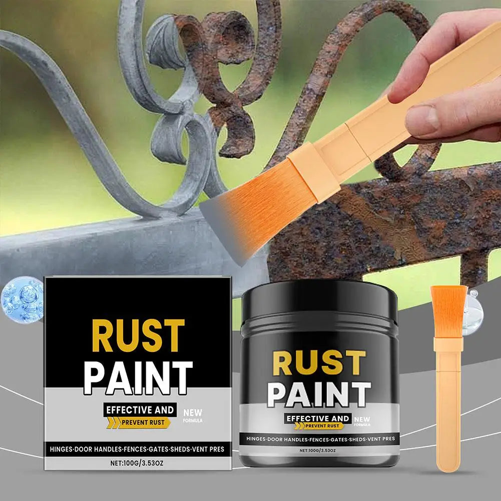 Anti Rust Paint Rust Converter Paint Anti Rust Paint For House Automotive Steel Tile Renovation Waterproof, Sun&Wear-resistant Peaceful Pleasures Health and Wellness
