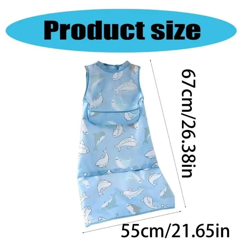 Baby Waterproof Smock Apron | Long Sleeve & Sleeveless Ages 1–5