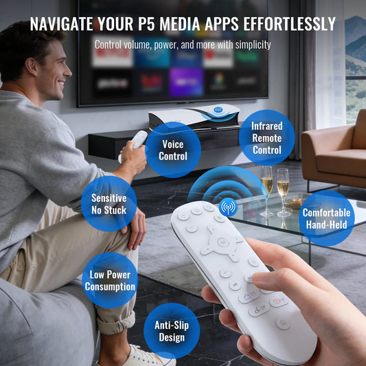Remote Control For The P5/P5 Pro/P5 Slim Series Gaming Consoles ( AAA Batteries Are Not Included ) Peaceful Pleasures Health and Wellness Default Title