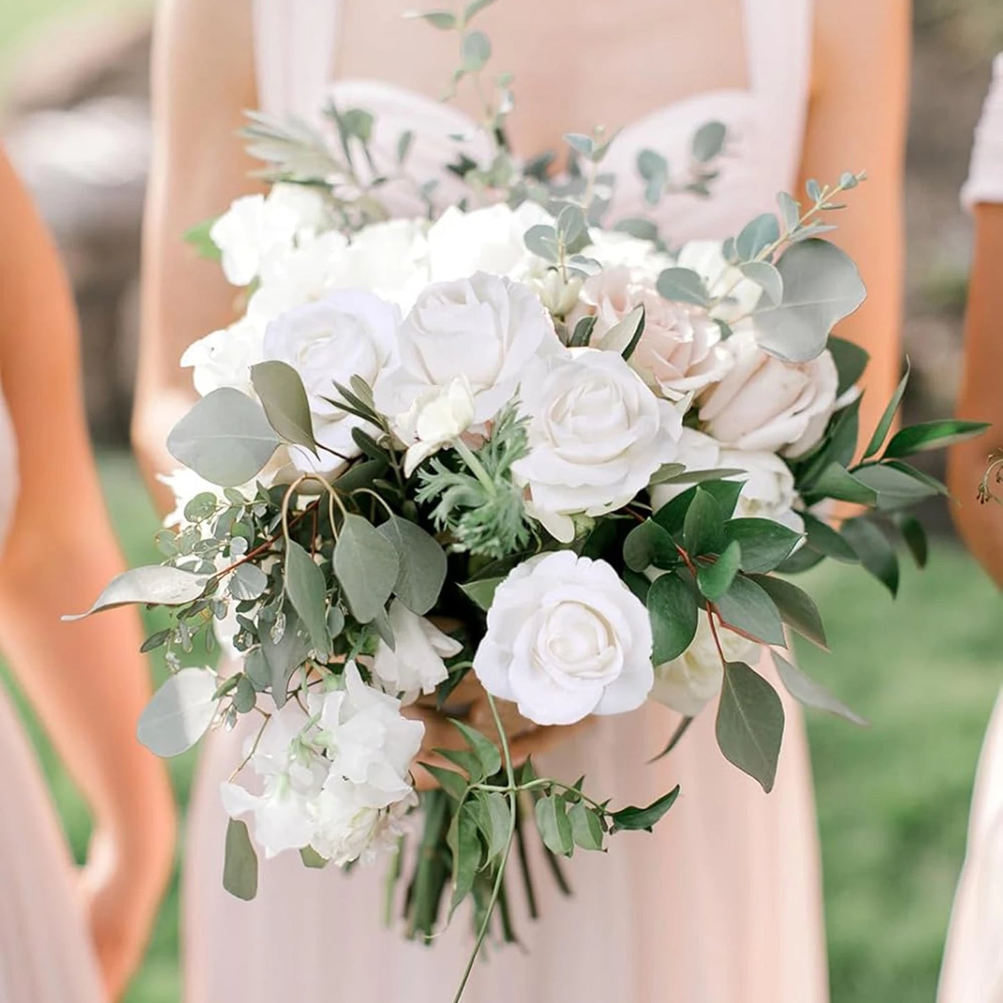 Silk Rose Artificial Flowers 5/10 Pcs – Wedding & Home Decor