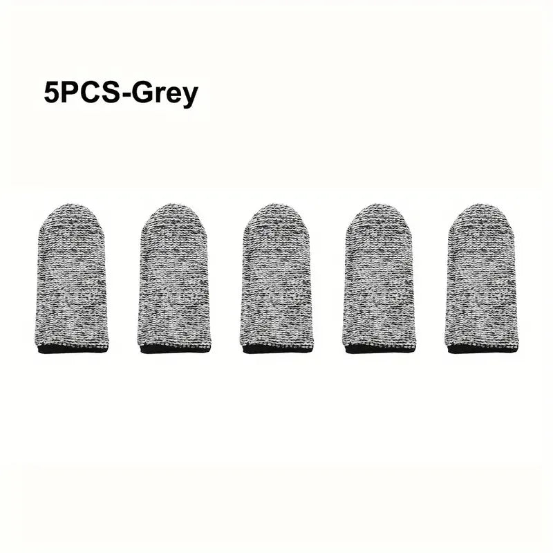 5/10pcs Protective Finger Sleeves, Multi-Functional Design For Ultimate Safety And Comfort Peaceful Pleasures Health and Wellness Gray 10 Pcs
