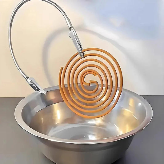 Stainless Steel Double-Headed Mosquito Coil Holder Clip Mosquito Coil Holder Peaceful Pleasures Health and Wellness