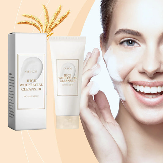Rice Face Wash – Oil Control, Pore Cleansing & Brightening Facial Foam Cleanser Oasis Select