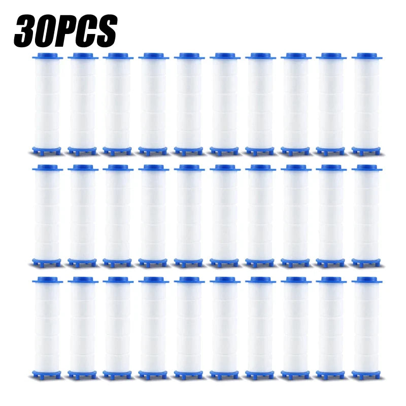50-Pack Shower Head Filter Cartridges | PP Cotton Water Purifier
