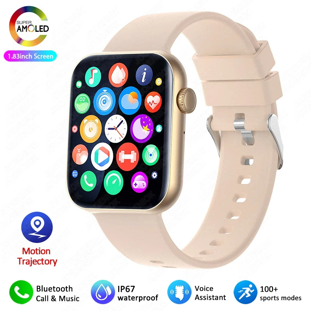 Jooeniok Women's Smartwatch – Bluetooth, AMOLED & Fitness Tracker