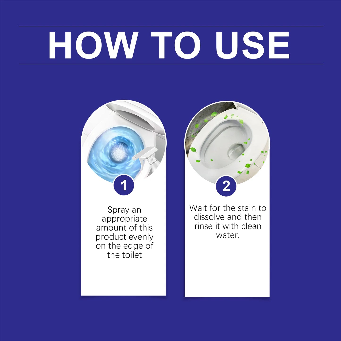 Toilet Foam Cleaner | Descaling, Stain & Odor Eliminator
