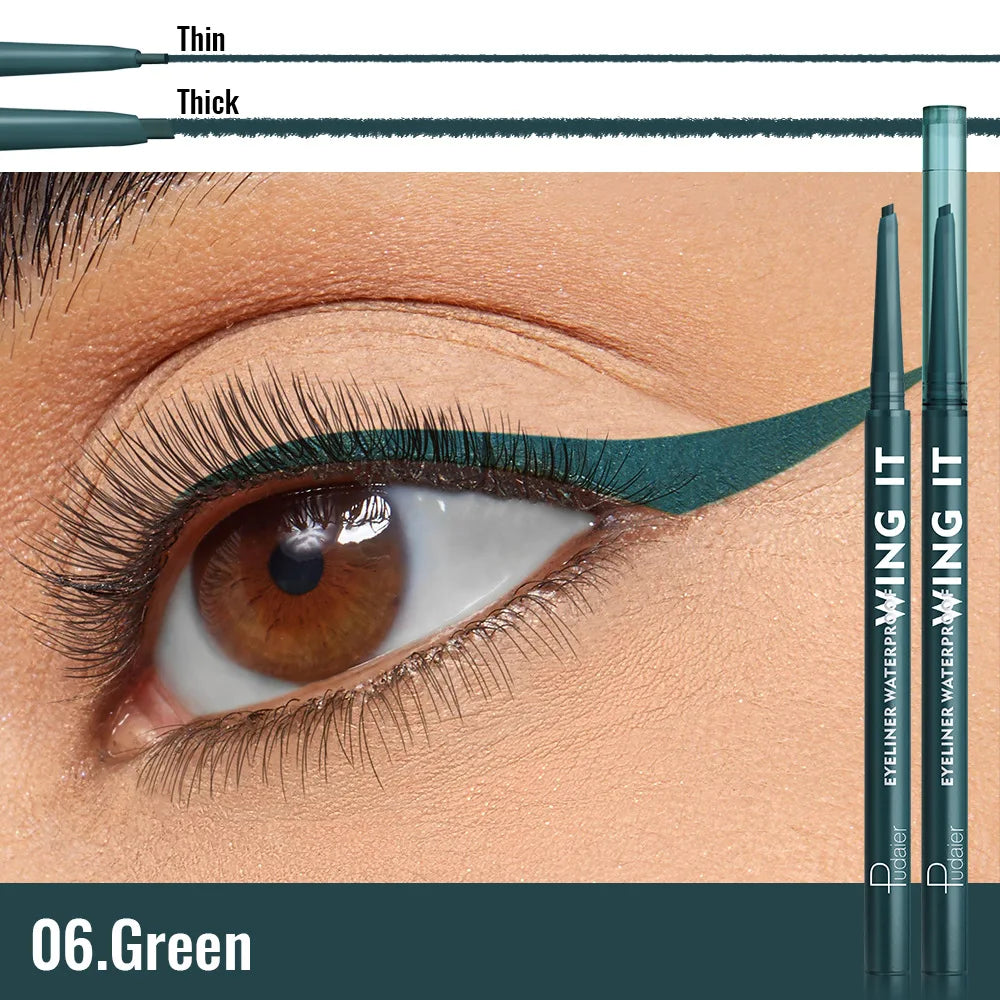 6-Piece Matte Gel Eyeliner Set – Waterproof, Long-Lasting