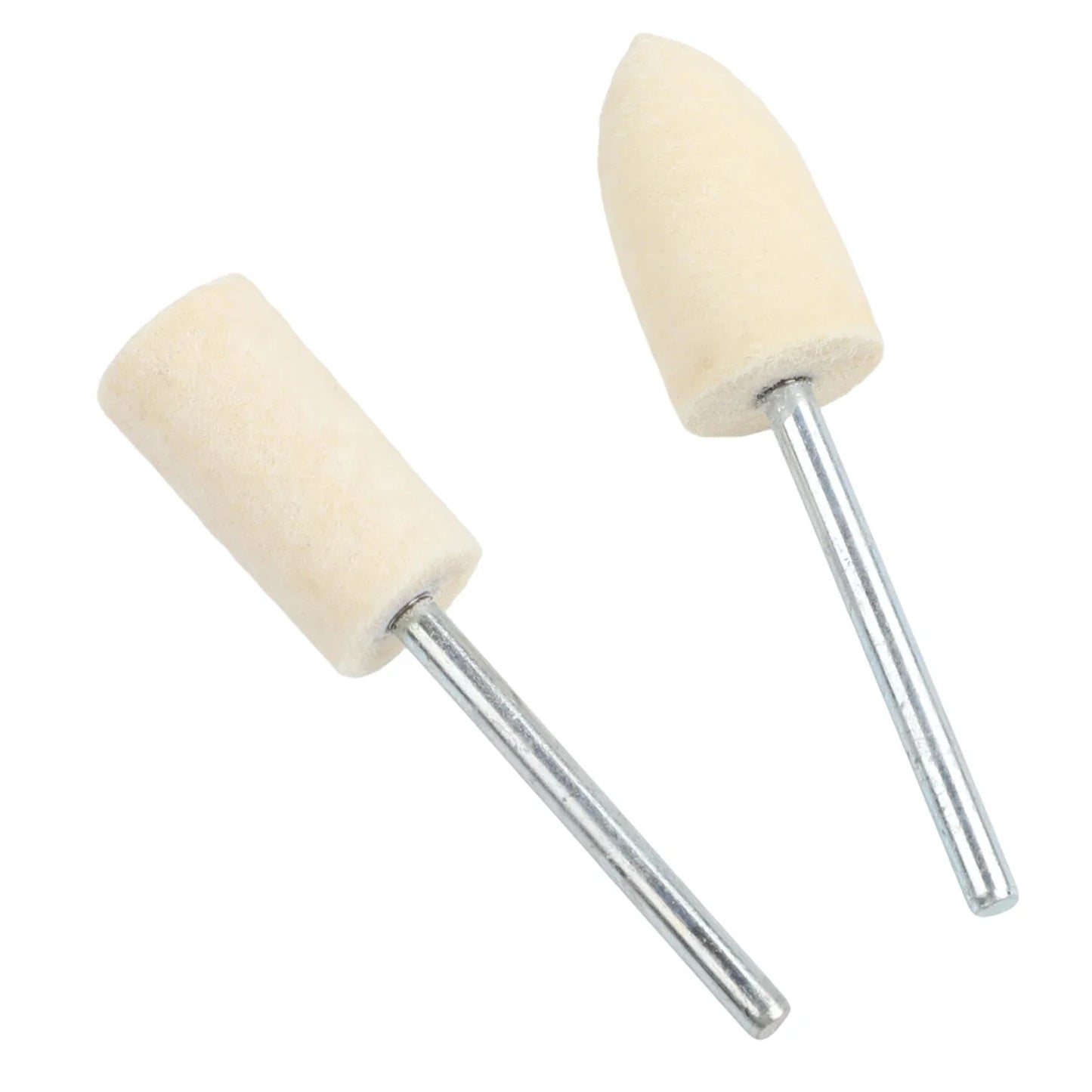12pc Wool Felt Polishing Wheels Set – 2.35mm Rotary Tool Buffing
