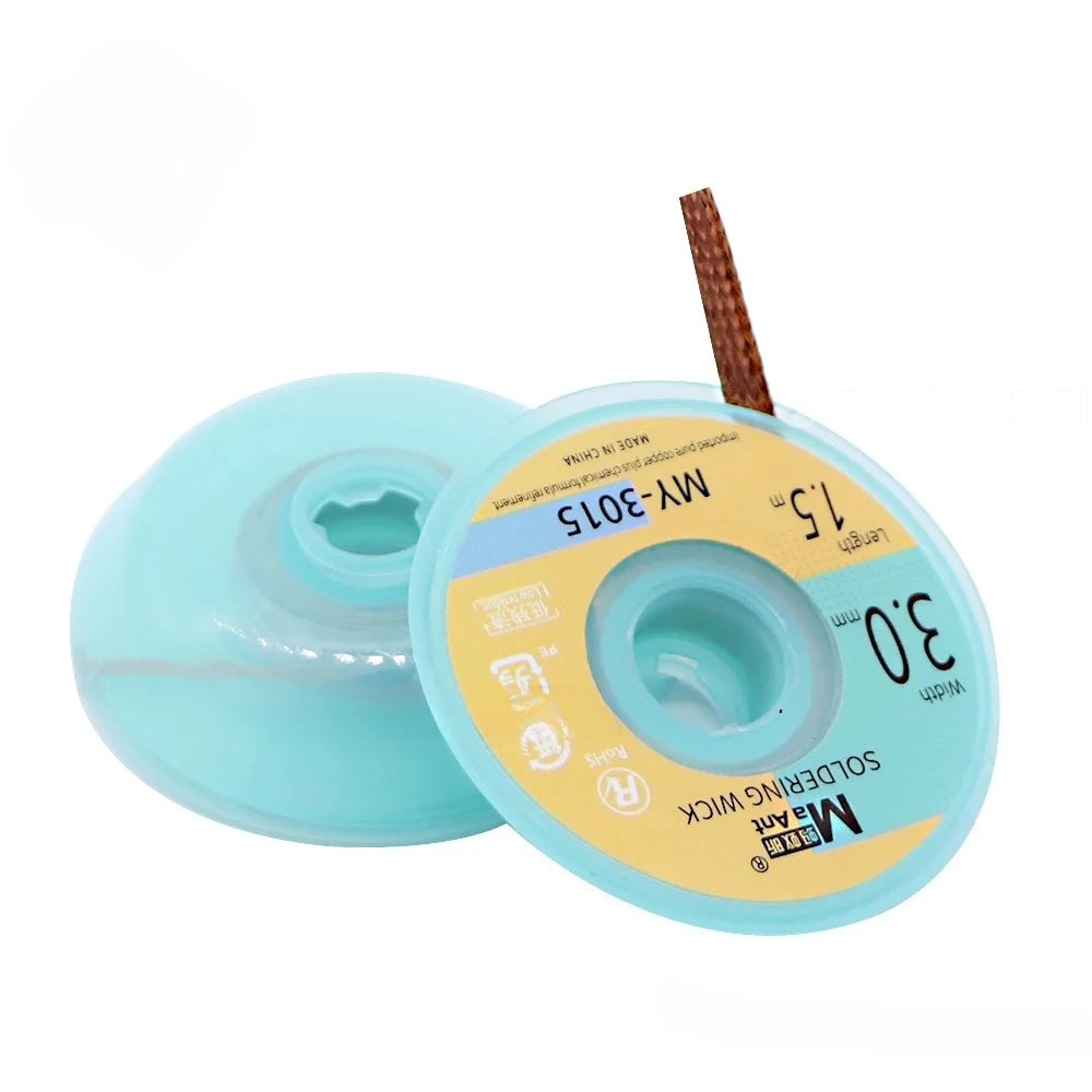 MaAnt High Quality Desoldering Wick with Braided Copper Wire 1015 1515 2015 2515 3015 3515 for Phone PCB BGA Soldering Braid 1.5 Peaceful Pleasures Health and Wellness