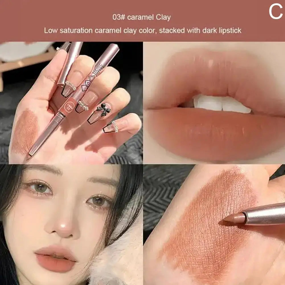 Waterproof Matte Lip Liner – Long-Lasting Moisturizing Pencil