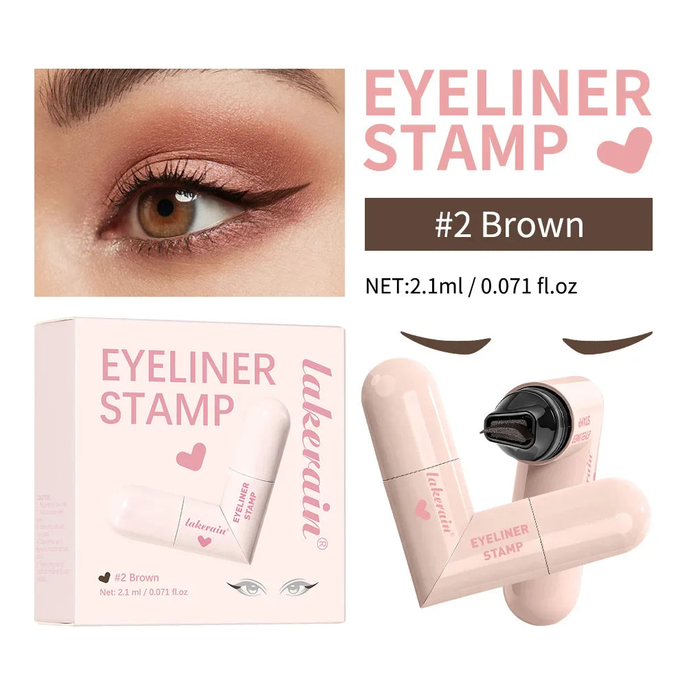 Double-Wing Eyeliner Stamp – Waterproof & Beginner-Friendly