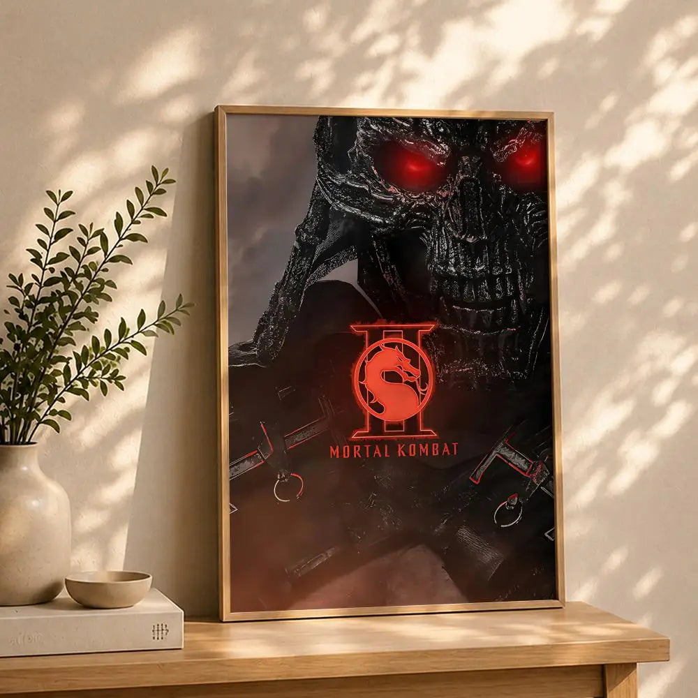 Mortal Kombat Movie Poster – HD Self-Adhesive Waterproof Wall Art