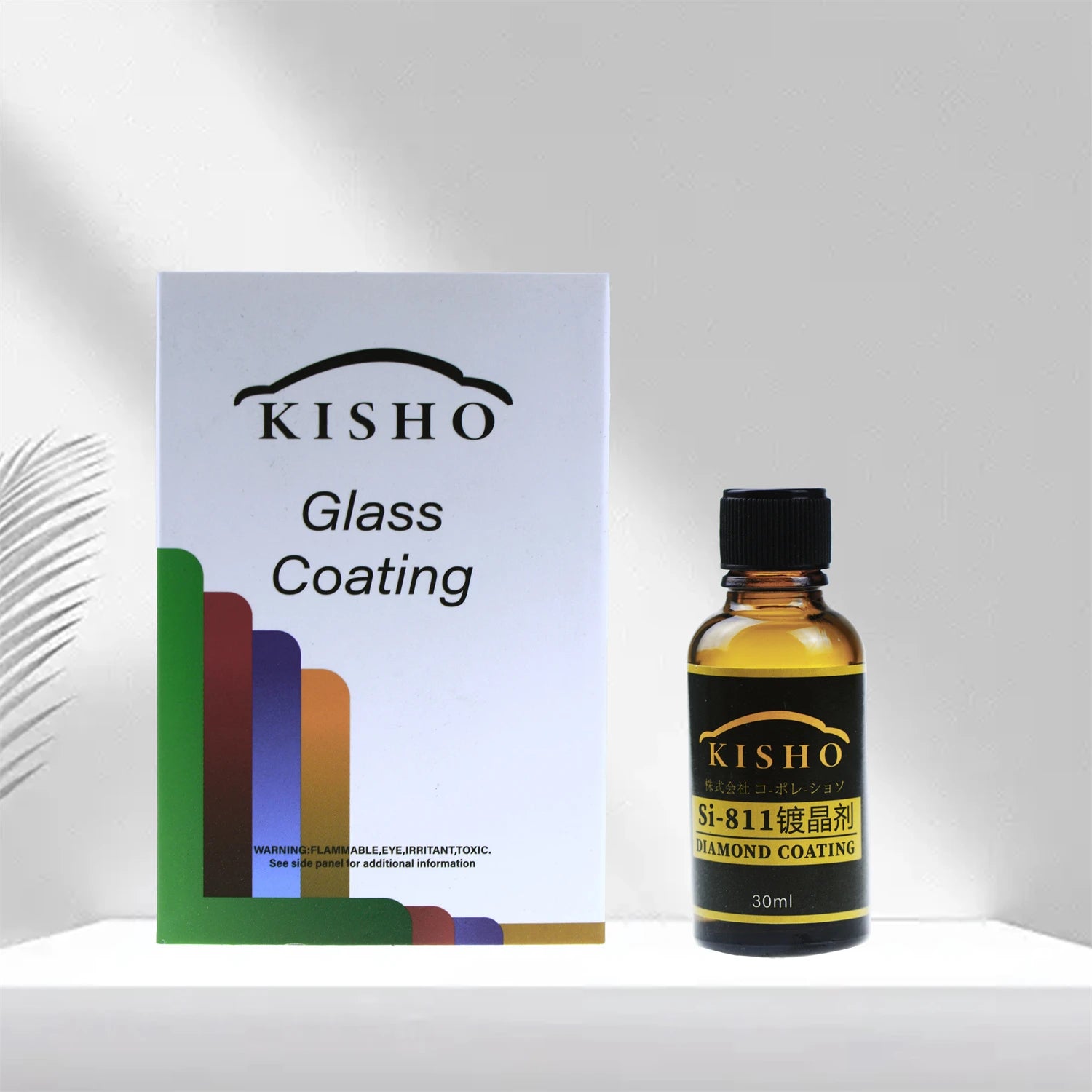 SI-811 KISHO Car Liquid Ceramic Coat Hydrophobic Glass Graphene Ceramic Coating Paint Care Anti-scratch Glasscoat Car Polish Peaceful Pleasures Health and Wellness