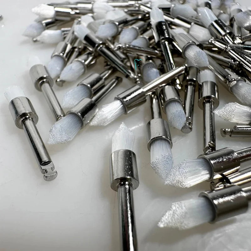 100pc Disposable Dental Prophy Polishing Brushes Latch Type