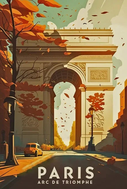 World Travel Cities Canvas Wall Art | Rome Paris Japan Poster