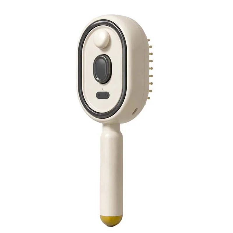 New multi-functional electric scalp massager equipped with multi-effect hair oil head promotes hair growth and relieves stress Peaceful Pleasures Health and Wellness Beige