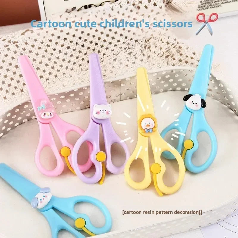 Cute Cartoon Safety Scissors for Kids – Craft & Art Set