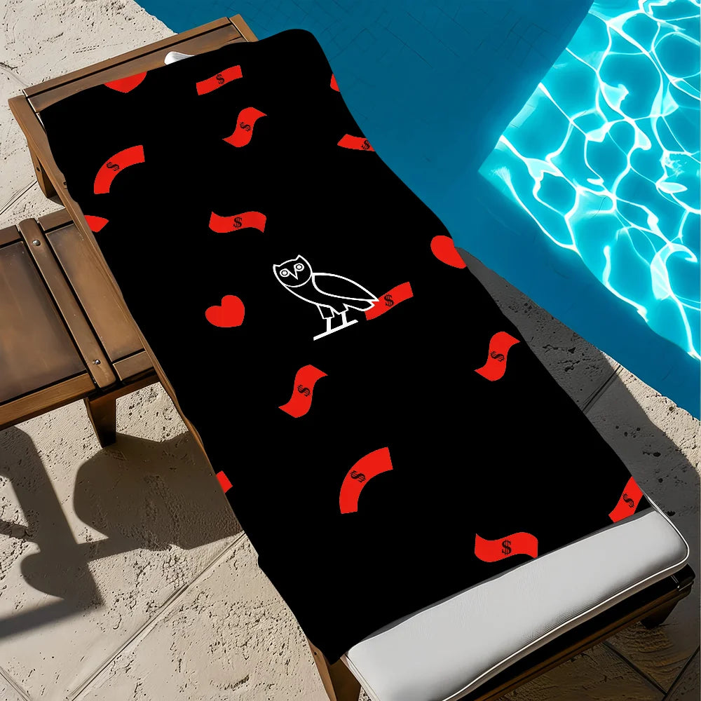 Cute Owl Quick-Dry Beach Towel | Soft Microfiber Pool & Travel Quick-Dry Beach Towel Peaceful Pleasures Health and Wellness z5 STJ150x260CM