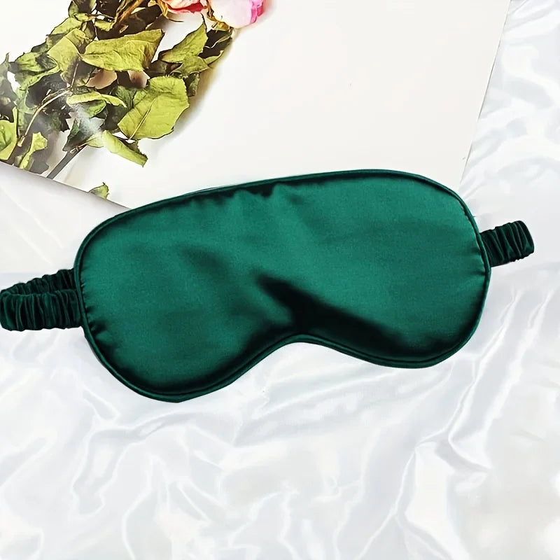 Double-Sided Silk Blackout Sleep Eye Mask | Travel Nap Mask