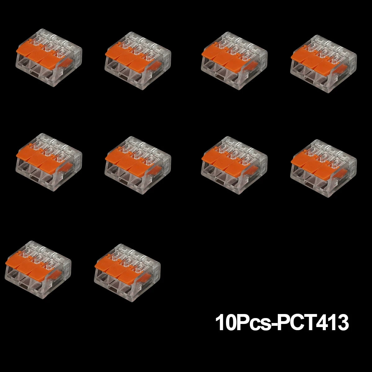 Push-In Lever Wire Connectors 2/3/4/5 Pin Terminal Block Set Lever Wire Connectors Peaceful Pleasures Health and Wellness 10Pcs-PCT413