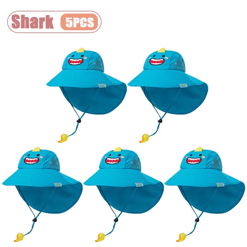 Kids Wide Brim UV Sun Hat | Boys & Girls Bucket Cap