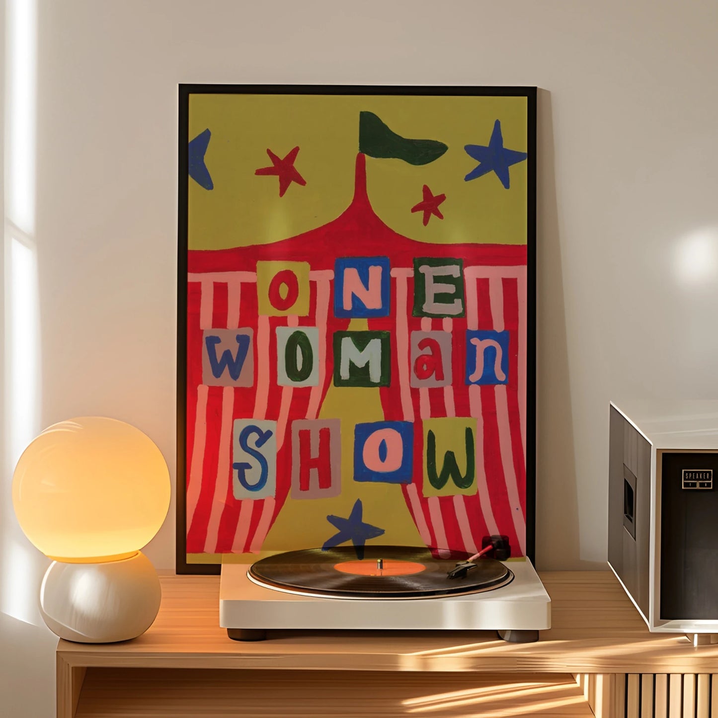 Modern Japanese Woman Canvas Wall Art Print | Home Decor