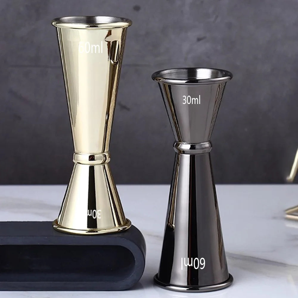 2026 New Dual Shot 304 Stainless Steel Measure Cup Cocktail Shaker Drink Spirit Measure Jigger Kitchen Bar Barware Tools Peaceful Pleasures Health and Wellness