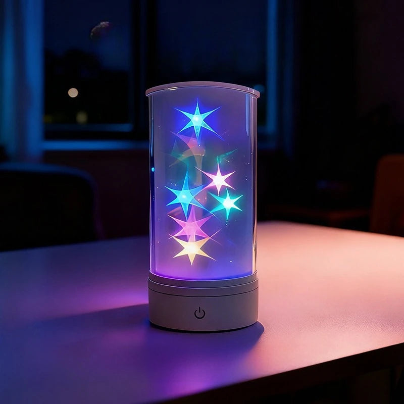 Star Night Light USB Rechargeable Kids Bedroom Desk Lamp