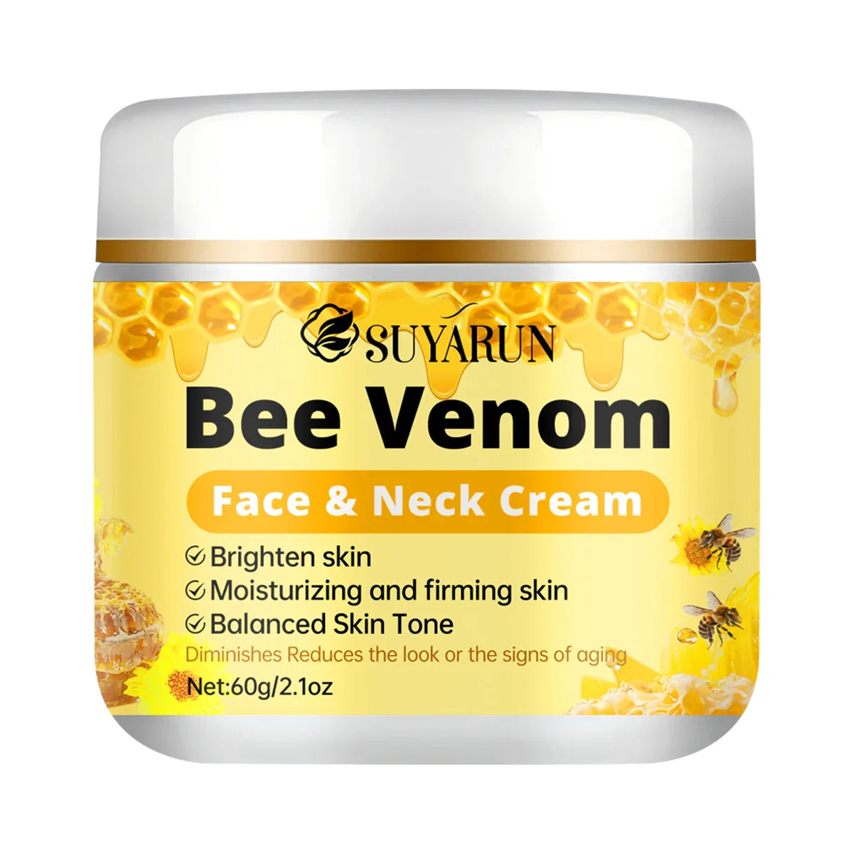 SUYARUN Bee Venom Anti-Aging Face & Neck Cream | Firming