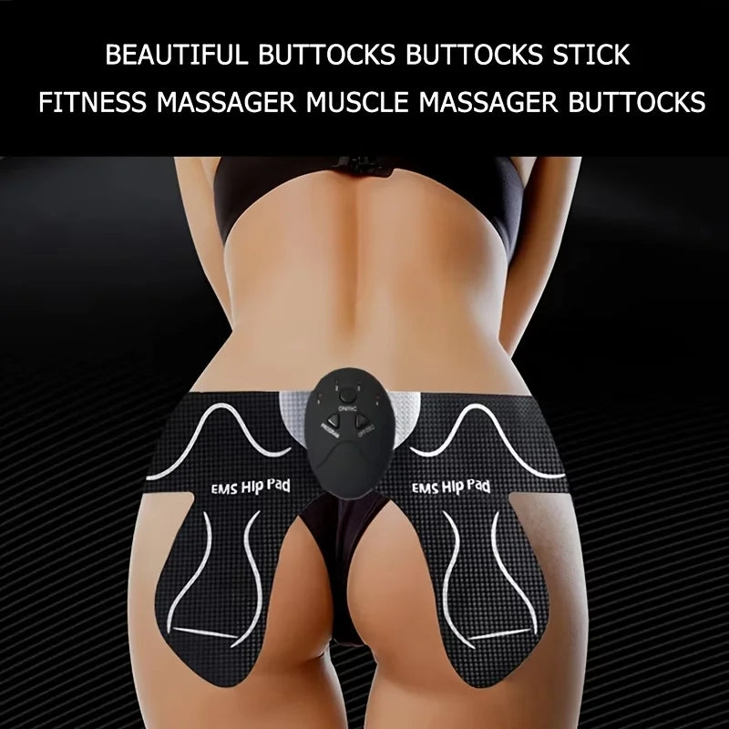 A Muscle Stimulator Specifically Designed for Charging, It Is Specially Designed for Hip Training and Features a Smart Fitness Device Suitable for Home Use, Aiming to Target Abdominal Muscles and the Buttocks, Includes a Beau Peaceful Pleasures Health and Wellness