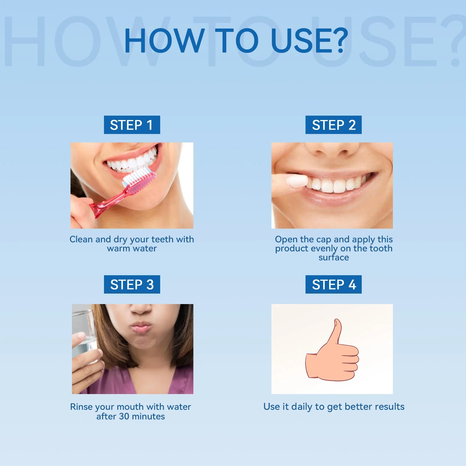 Damaged Gum Repair Care Gel Relieve Sore Gums Allergy Deep Cleaning Teeth Stains Tartar Serum Dental Caries Toothpaste Products Peaceful Pleasures Health and Wellness