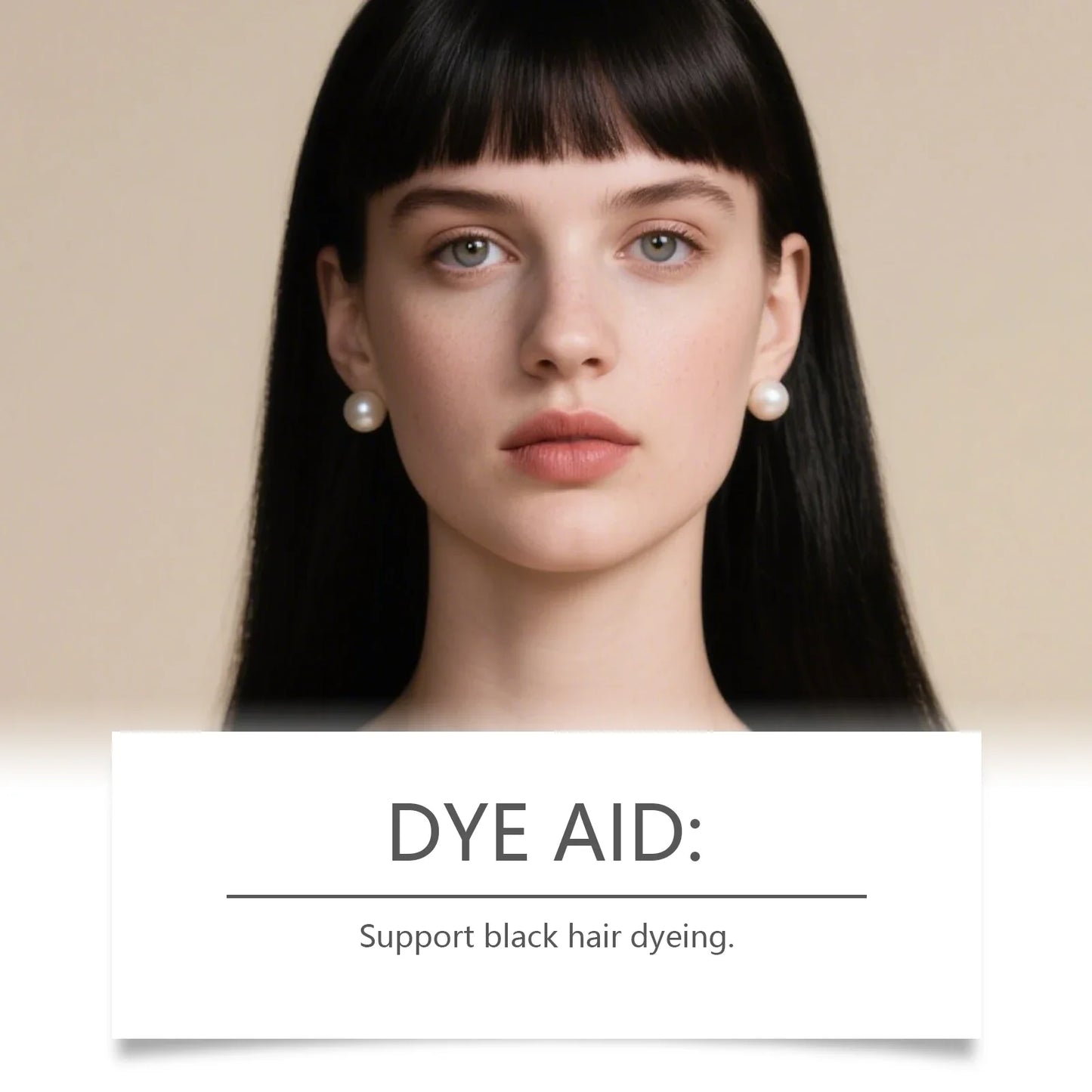 HOEGOA 4-in-1 Black Hair Dye Shampoo – Herbal Grey Coverage