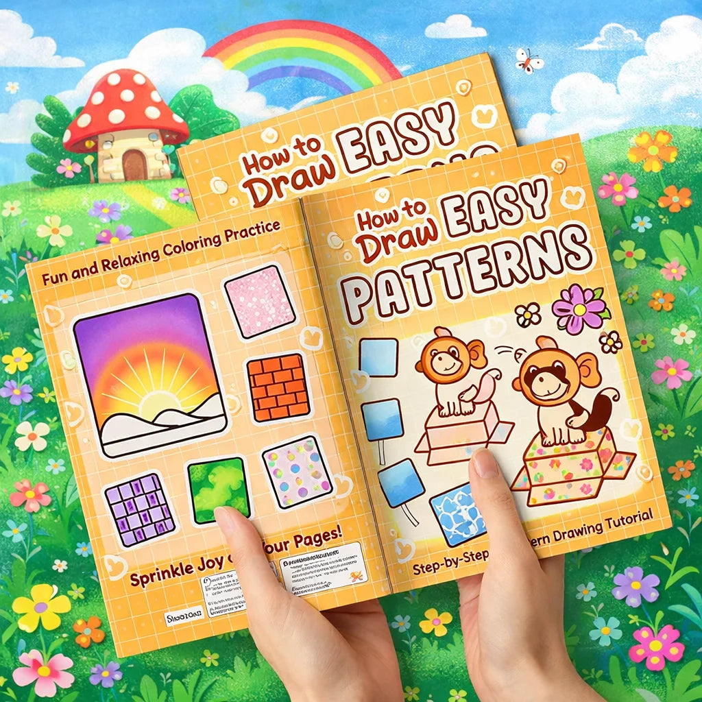 Adult DIY Coloring Book Bold Simple Home Leisure Relax Stress Relief