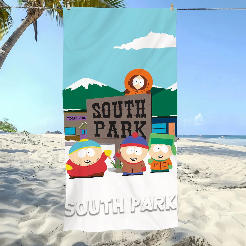 Quick-Dry Cartoon Beach Towel | Pool, Gym, Travel & Camping