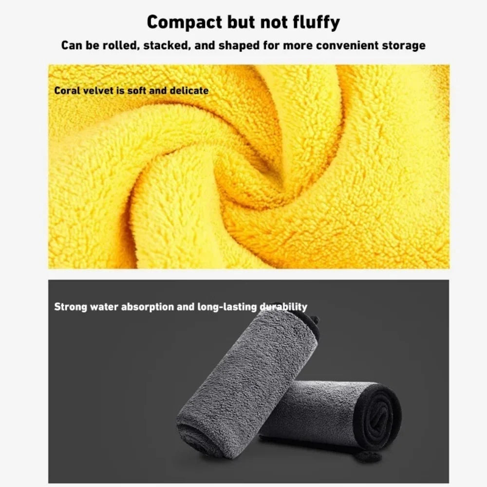 Car Wash Microfiber Towels | Soft Absorbent Detailing Cloths