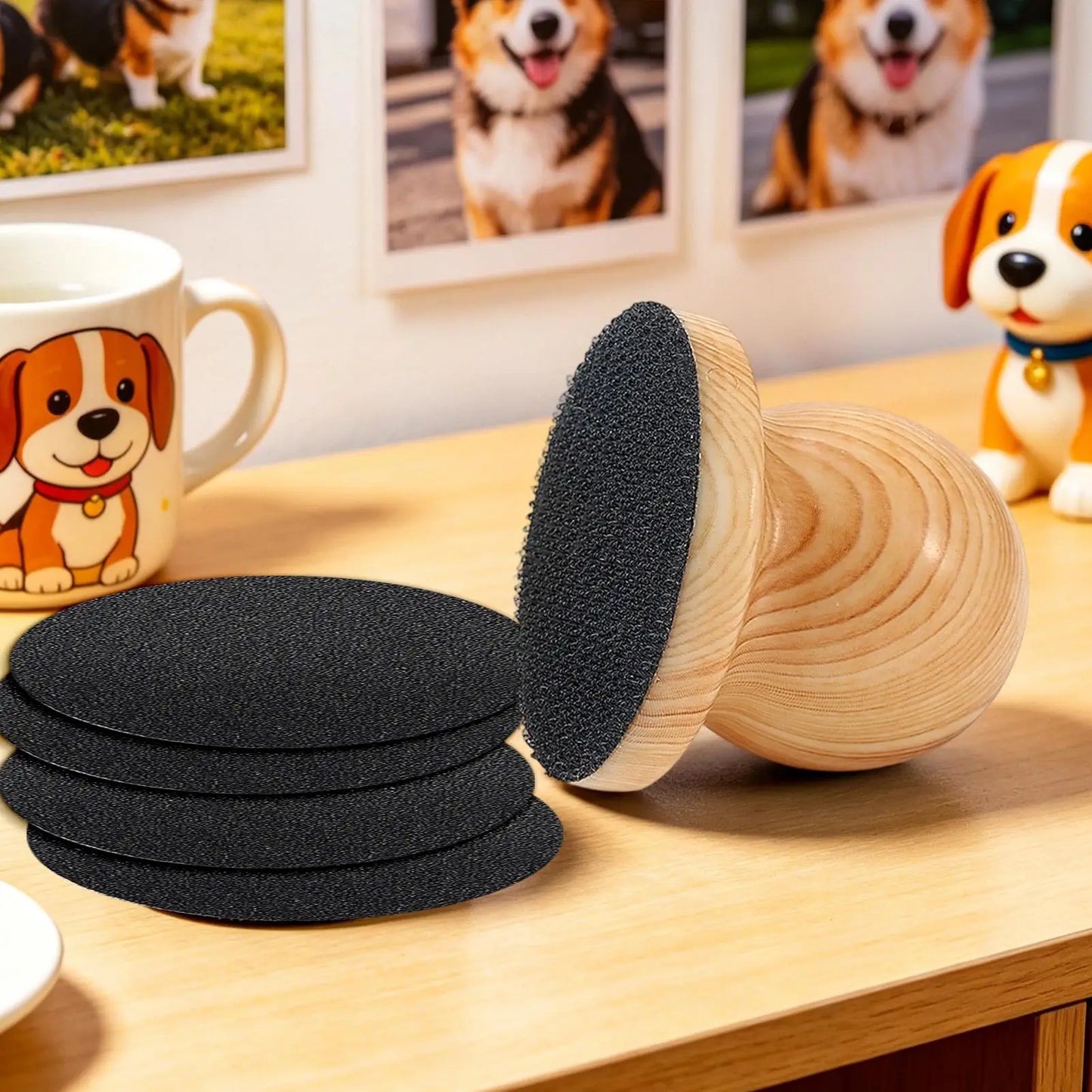 Handheld Pet Nail File & Grinder for Dogs & Cats | 4 Pads