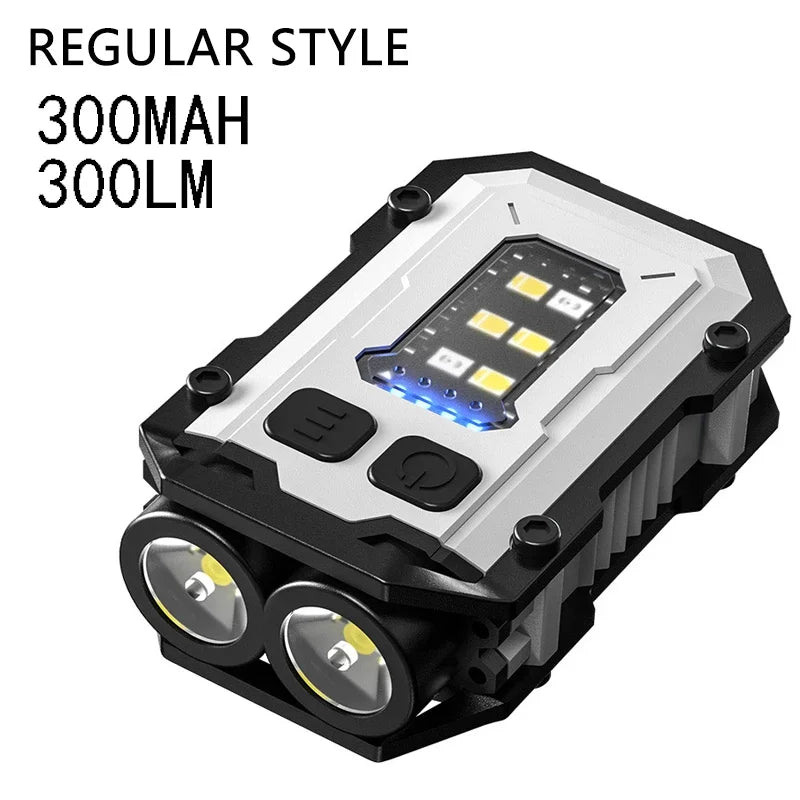 Magnetic COB LED Mini Keychain Flashlight USB-C Rechargeable