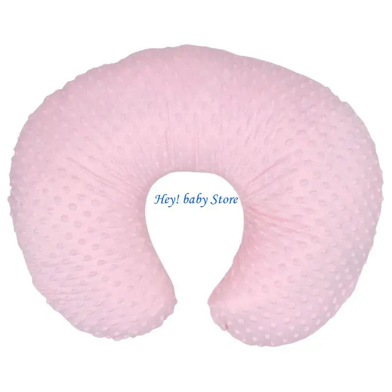Stretchy Nursing Pillow Cover | Soft Minky, Large Zipper, 22.5"