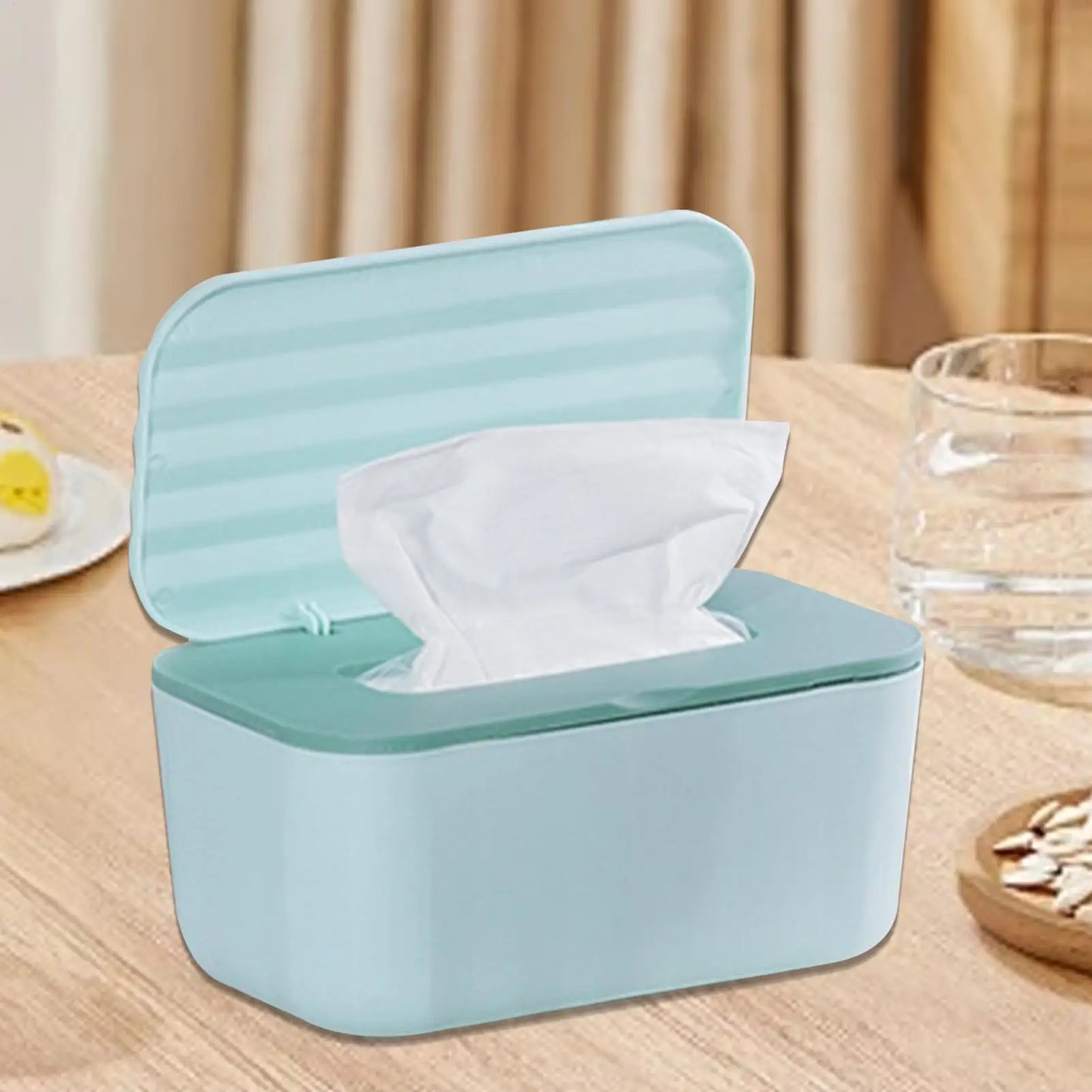 Refillable Wipe Dispenser & Tissue Case – Bathroom, Car & Travel