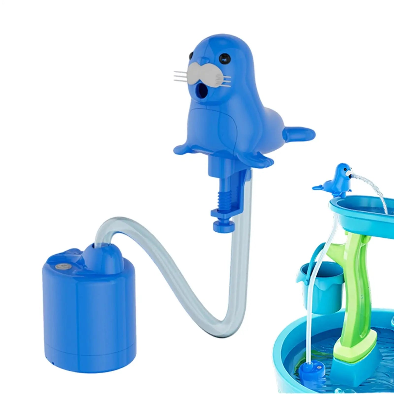 Rechargeable Water Table Spray Pump Splash Toy Accessory Outdoor Water Play For Kids, Backyard Beach Garden Bathtub Peaceful Pleasures Health and Wellness