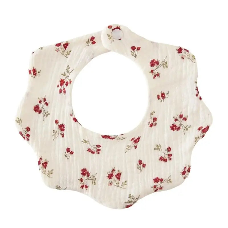 Cotton Bandana Baby Bib | Floral Teething & Drooling Bib