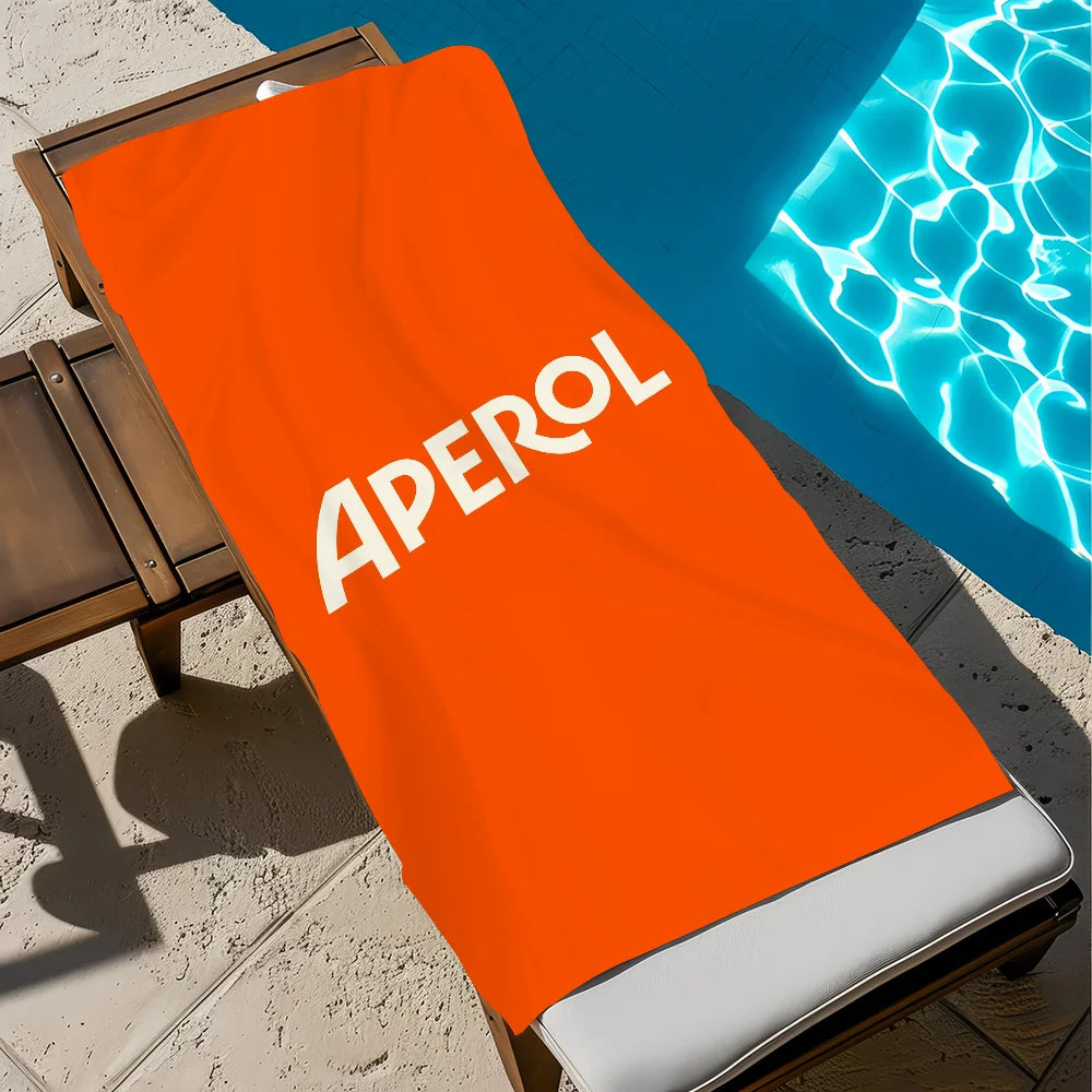Orange Quick-Dry Beach Towel | Soft Pool & Travel Towel