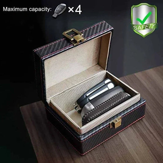 Anti Theft Faraday Box RFID Faraday Key Fob Protector Radiation-proof Mobile Phone Box Car Keyless Signal Blocker Security New Peaceful Pleasures Health and Wellness
