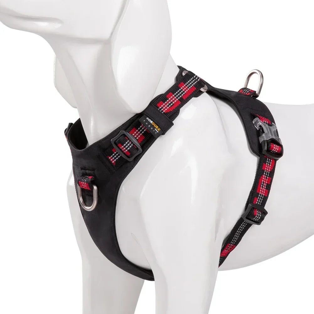 Truelove Uitra Light Safety Pet Harness Small and Medium Large and Strong Dog Explosion-proof Waterproof Outdoor Product TLH6282 Peaceful Pleasures Health and Wellness Black Reflective M belgium