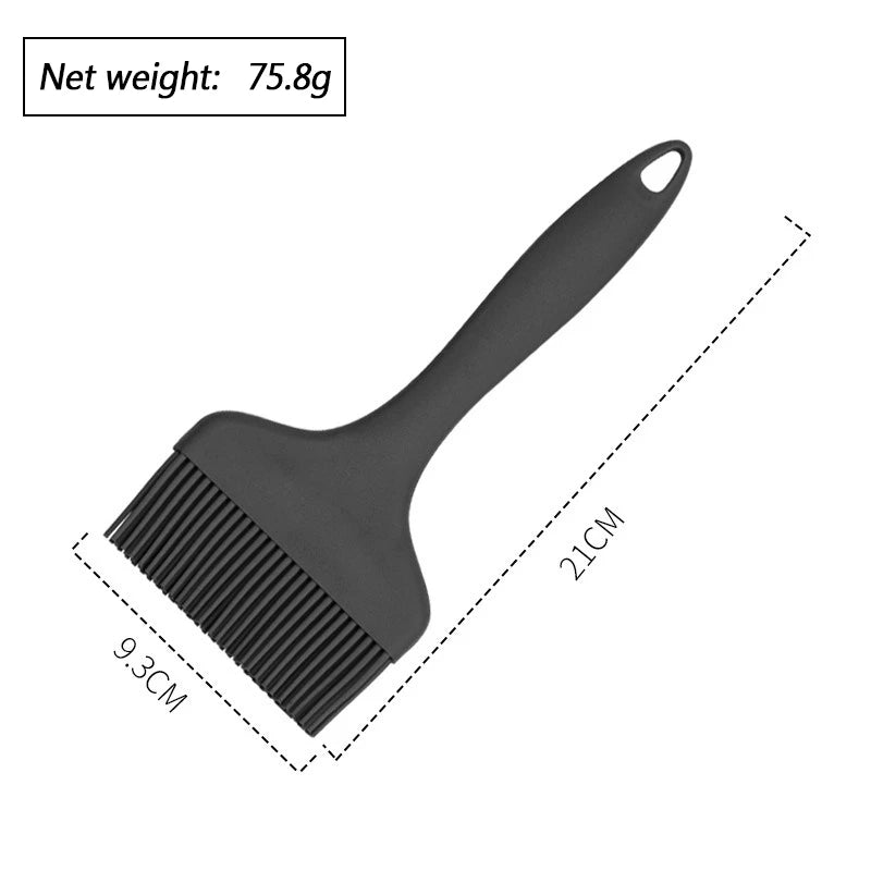 Large Silicone BBQ & Basting Brush | Detachable Head, Heat Resistant – Oil & Sauce Brush for Grilling & Baking