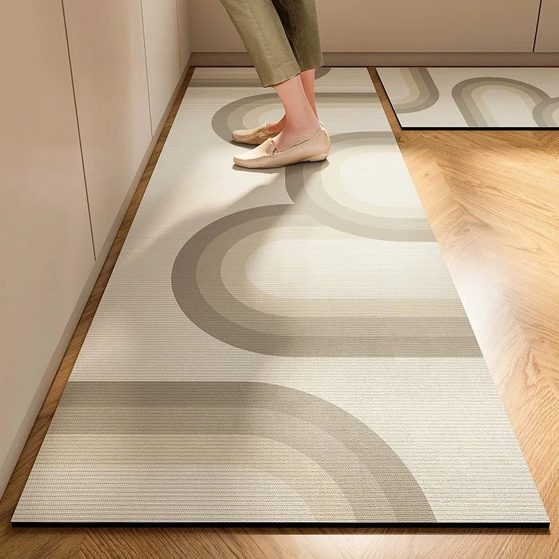 Japanese Minimalist Anti-Slip Floor Mat | Kitchen & Bath Rug
