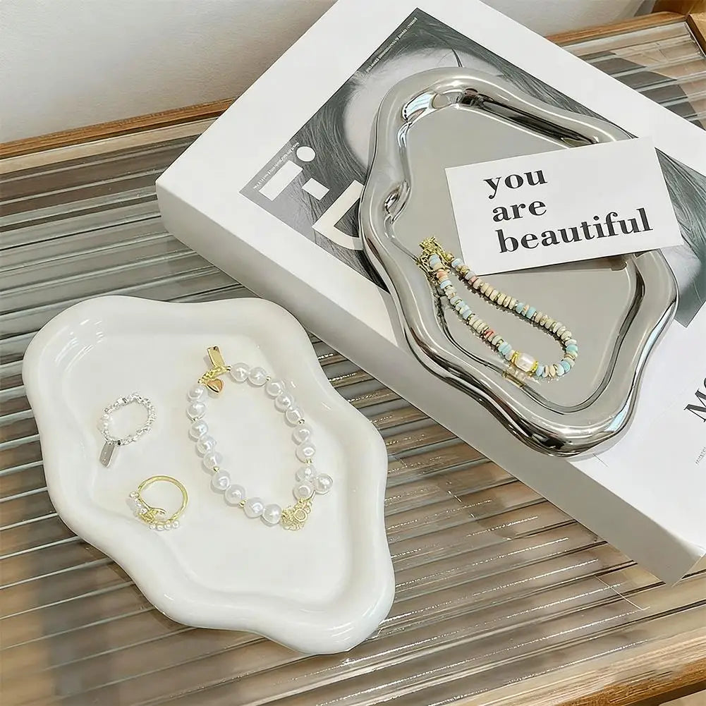 Simple Jewelry Storage Tray for Neat Desktop Organization Peaceful Pleasures Health and Wellness