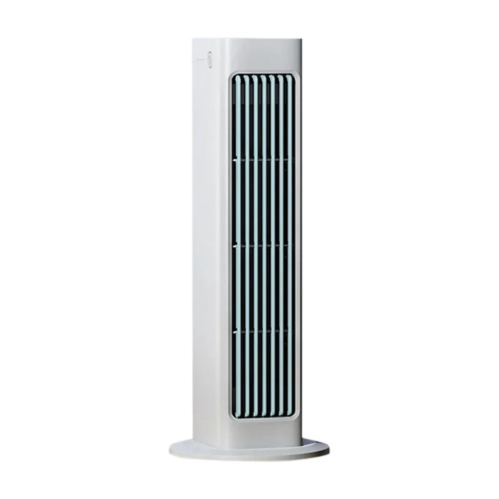 3000mAh Wall-Mount Bladeless Fan – Silent Air Cooler Peaceful Pleasures Health and Wellness White United States