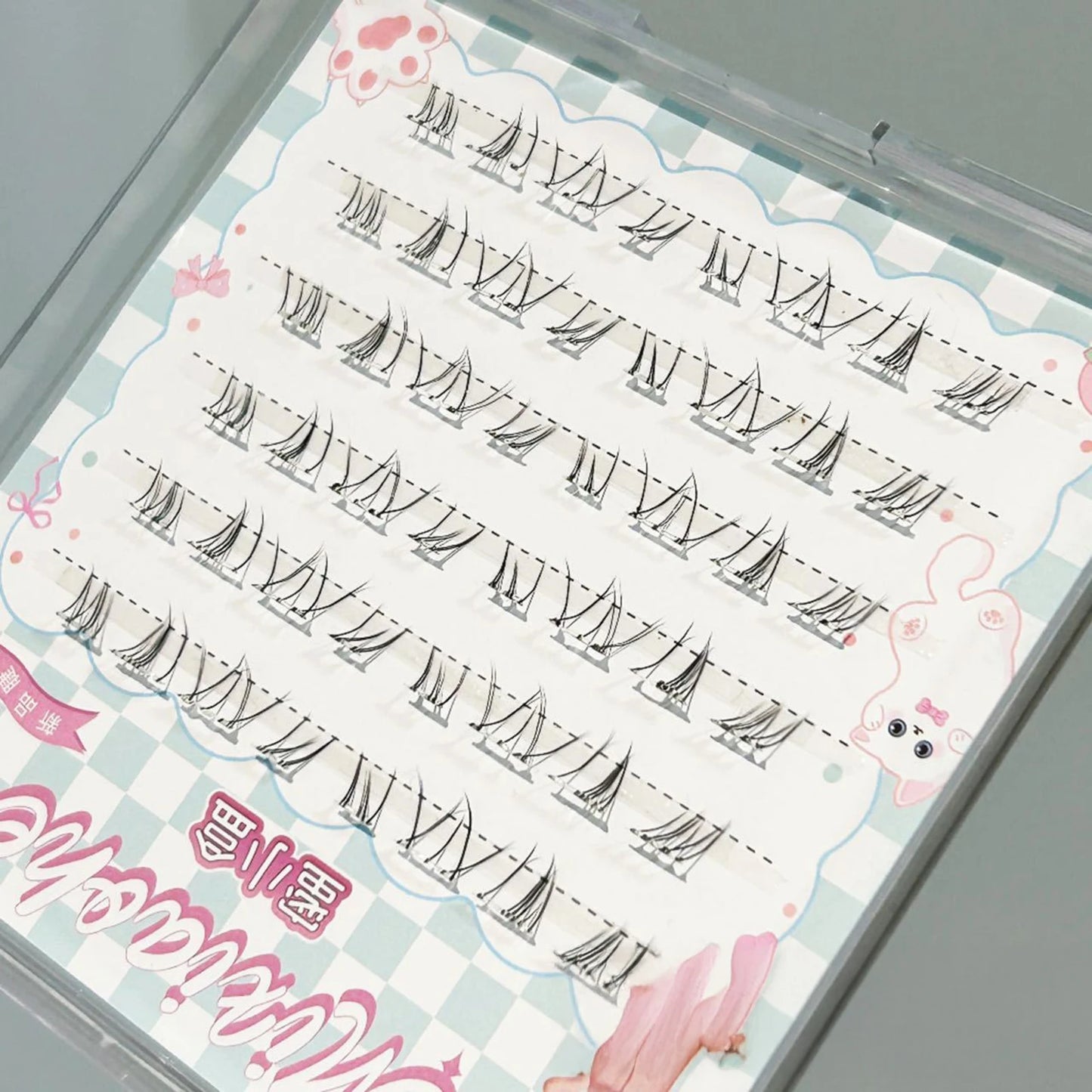 Invisible Band Lower Lash Clusters – No Glue, Natural Look