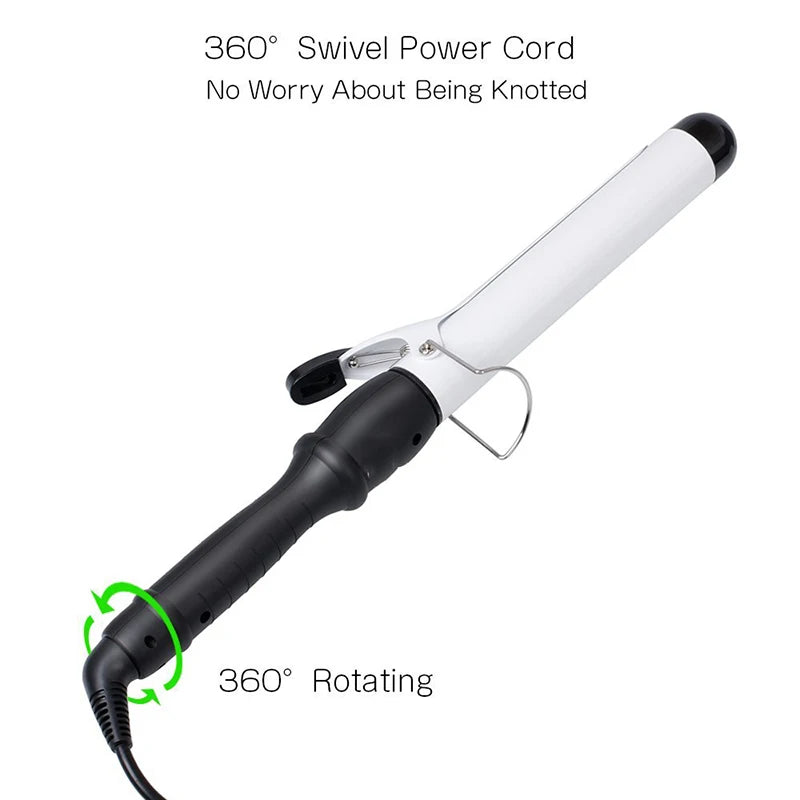 Direct Sales Hair Salon Professional Electric Hair Curlers Roller Portable Rotating Ceramic Hair Curler Home Peaceful Pleasures Health and Wellness